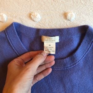 J.Crew 100% Cashmere Crew Neck Sweater